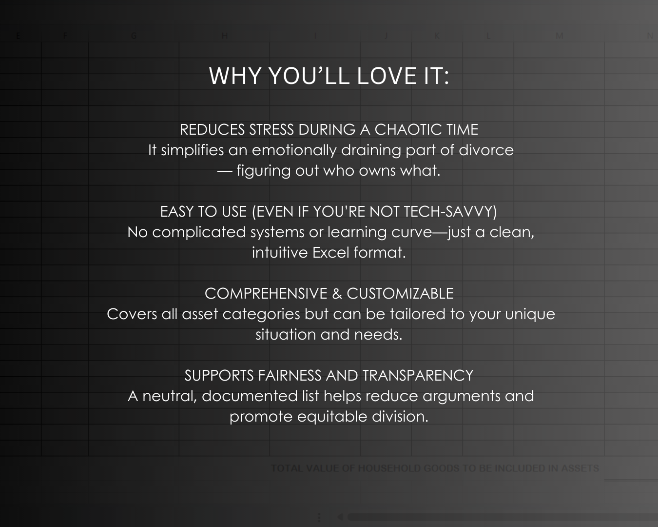 Home Inventory for Divorce