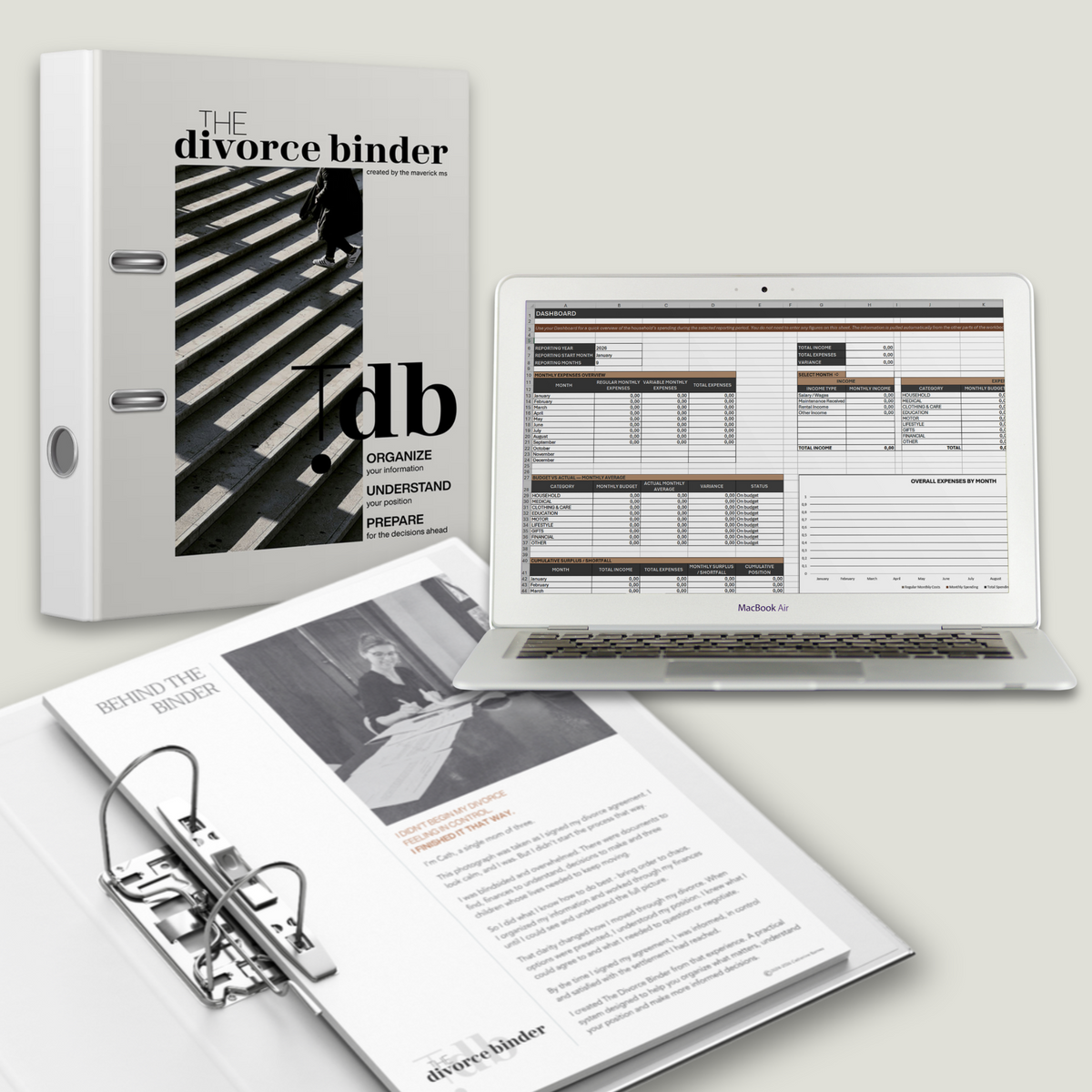 The Divorce Binder digital divorce planning system